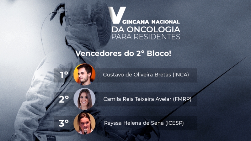 Conheça os vencedores do 2º bloco da V Gincana da Oncologia para Residentes